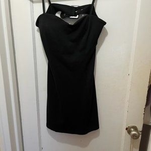 Black cocktail dress